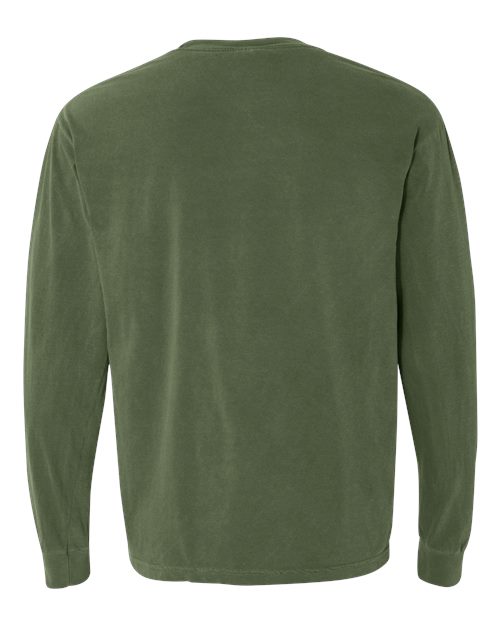 Comfort Colors Unisex Garment-Dyed Heavyweight Long Sleeve T-Shirt 6014 - Hemp
