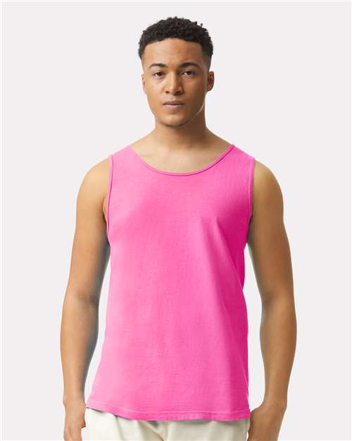 Comfort Colors Unisex Garment-Dyed Heavyweight Tank Top 9360 - Neon Pink