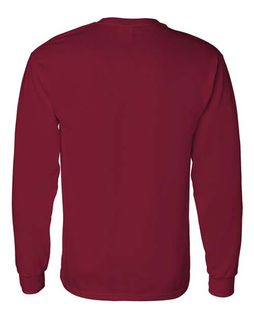 Gildan Unisex Heavy Cotton™ Long Sleeve T-Shirt 5400 - Cardinal Red