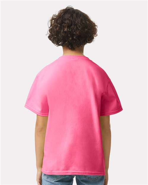 Gildan Youth Ultra Cotton® T-Shirt 2000B - Safety Pink