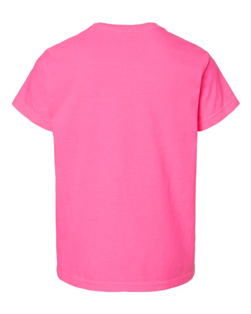Comfort Colors Youth Garment-Dyed Heavyweight T-Shirt 9018 - Neon Pink