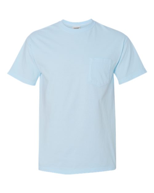 Comfort Colors Unisex Garment-Dyed Heavyweight Pocket T-Shirt 6030 - Chambray