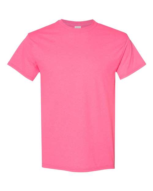 Gildan Unisex Heavy Cotton™ T-Shirt 5000 - Safety Pink