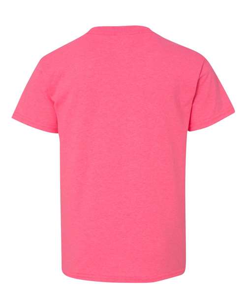 Gildan Youth Heavy Cotton™ T-Shirt 5000B - Safety Pink