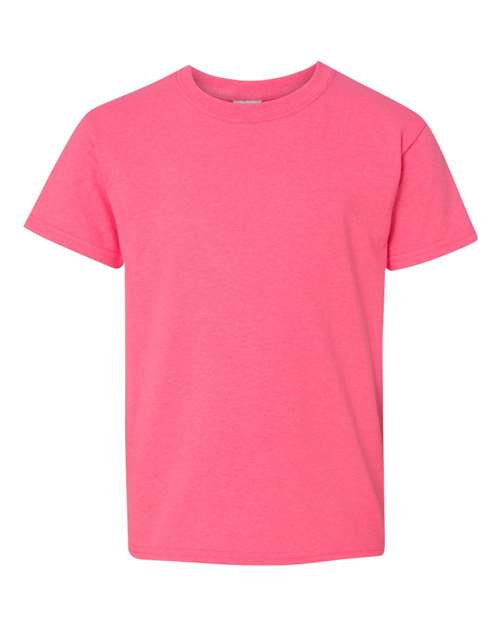 Gildan Youth Heavy Cotton™ T-Shirt 5000B - Safety Pink