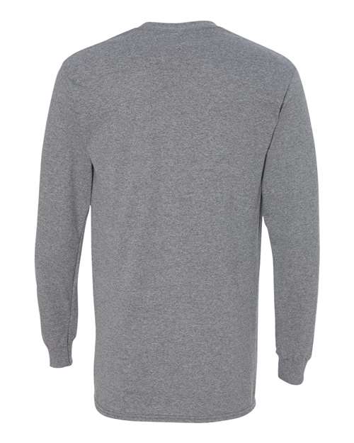 Gildan Unisex Heavy Cotton™ Long Sleeve T-Shirt 5400 - Graphite Heather