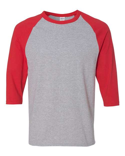 Gildan Unisex Heavy Cotton™ Raglan Three-Quarter Sleeve T-Shirt 5700