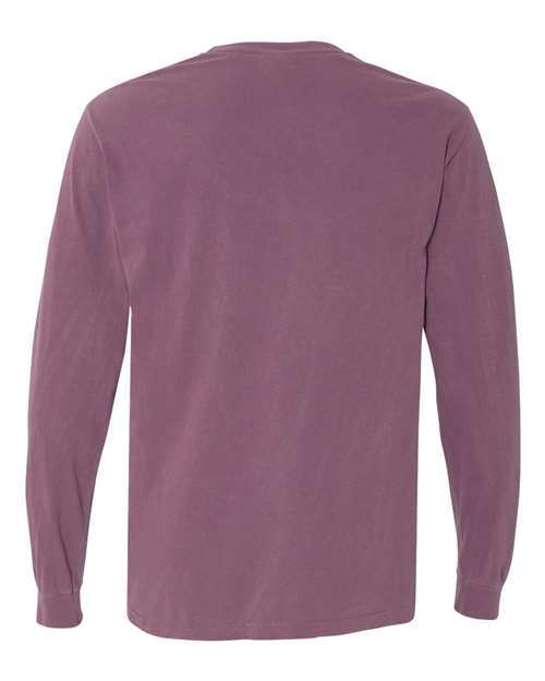 Comfort Colors Unisex Garment-Dyed Heavyweight Long Sleeve T-Shirt 6014 - Berry