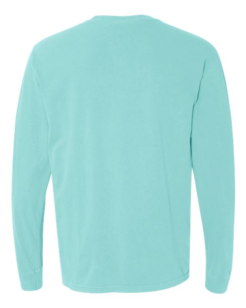 Comfort Colors Unisex Garment-Dyed Heavyweight Long Sleeve T-Shirt 6014 - Chalky Mint