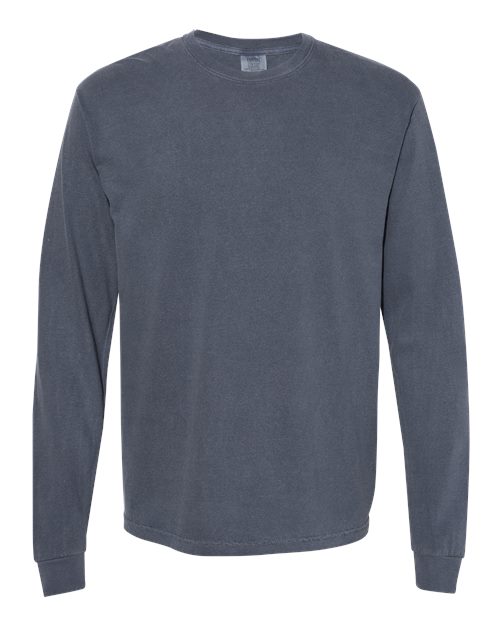 Comfort Colors Unisex Garment-Dyed Heavyweight Long Sleeve T-Shirt 6014 - Denim