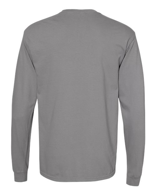 Comfort Colors Unisex Garment-Dyed Heavyweight Long Sleeve T-Shirt 6014 - Granite