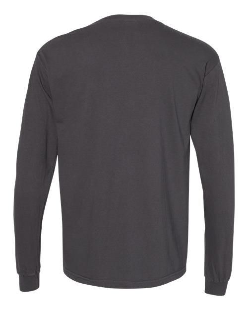 Comfort Colors Unisex Garment-Dyed Heavyweight Long Sleeve T-Shirt 6014 - Graphite