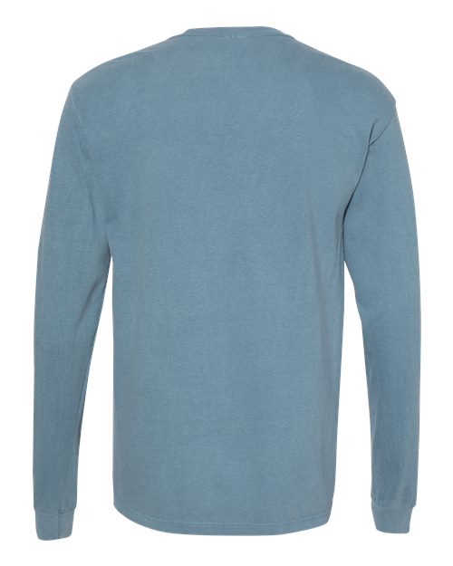 Comfort Colors Unisex Garment-Dyed Heavyweight Long Sleeve T-Shirt 6014 - Ice Blue
