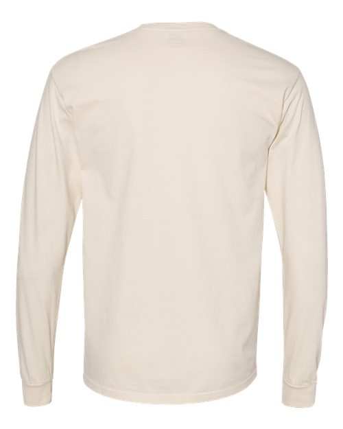 Comfort Colors Unisex Garment-Dyed Heavyweight Long Sleeve T-Shirt 6014 - Ivory