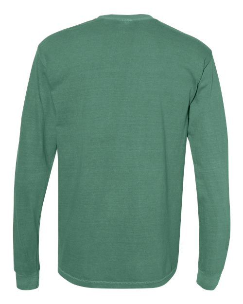 Comfort Colors Unisex Garment-Dyed Heavyweight Long Sleeve T-Shirt 6014 - Light Green