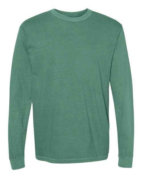 Comfort Colors Unisex Garment-Dyed Heavyweight Long Sleeve T-Shirt 6014 - Light Green