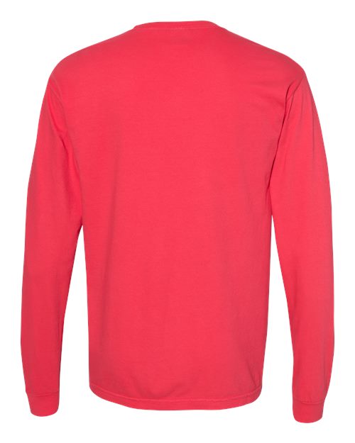 Comfort Colors Unisex Garment-Dyed Heavyweight Long Sleeve T-Shirt 6014 - Paprika