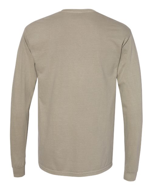 Comfort Colors Unisex Garment-Dyed Heavyweight Long Sleeve T-Shirt 6014 - Sandstone