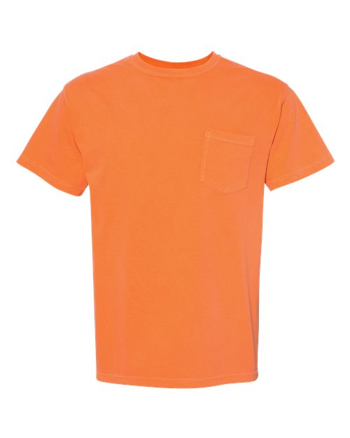 Comfort Colors Unisex Garment-Dyed Heavyweight Pocket T-Shirt 6030 - Burnt Orange