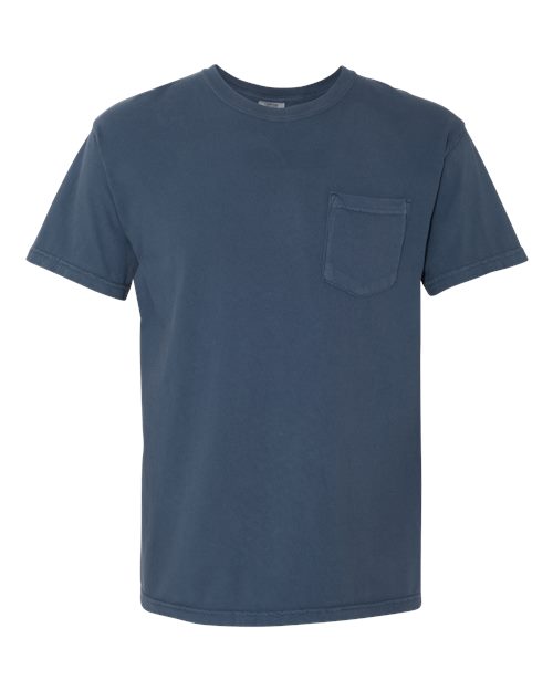 Comfort Colors Unisex Garment-Dyed Heavyweight Pocket T-Shirt 6030 - Midnight