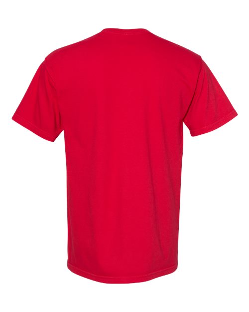 Comfort Colors Unisex Garment-Dyed Heavyweight Pocket T-Shirt 6030 - Red