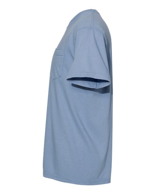 Comfort Colors Unisex Garment-Dyed Heavyweight Pocket T-Shirt 6030 - Washed Denim