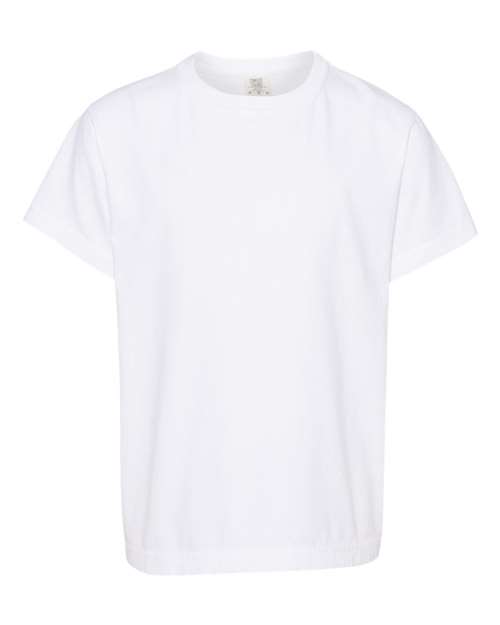 Comfort Colors Youth Garment-Dyed Heavyweight T-Shirt 9018 - White