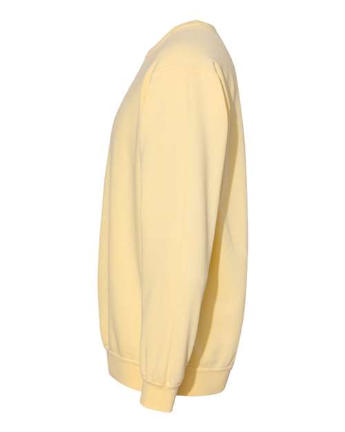 Comfort Colors Unisex Garment-Dyed Crewneck Sweatshirt 1566 - Butter