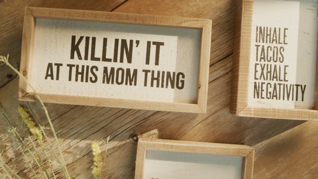 Humorous 'We Will Serve Wine' Wood Inset Box Sign for Home Decor