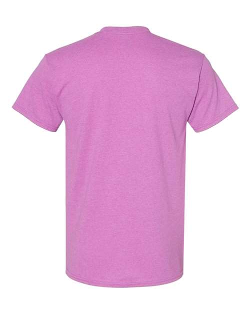 Gildan Unisex Heavy Cotton™ T-Shirt 5000 - Heather Radiant Orchid