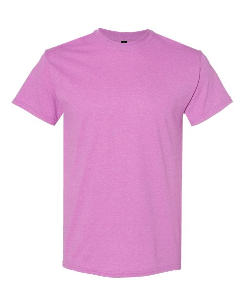 Gildan Unisex Heavy Cotton™ T-Shirt 5000 - Heather Radiant Orchid