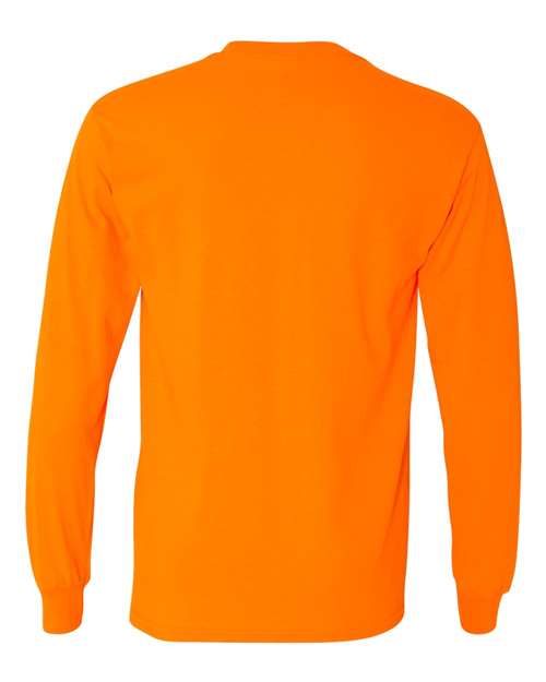 Gildan Unisex Heavy Cotton™ Long Sleeve T-Shirt 5400 - Safety Orange