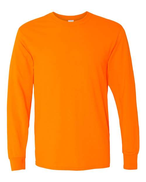 Gildan Unisex Heavy Cotton™ Long Sleeve T-Shirt 5400 - Safety Orange