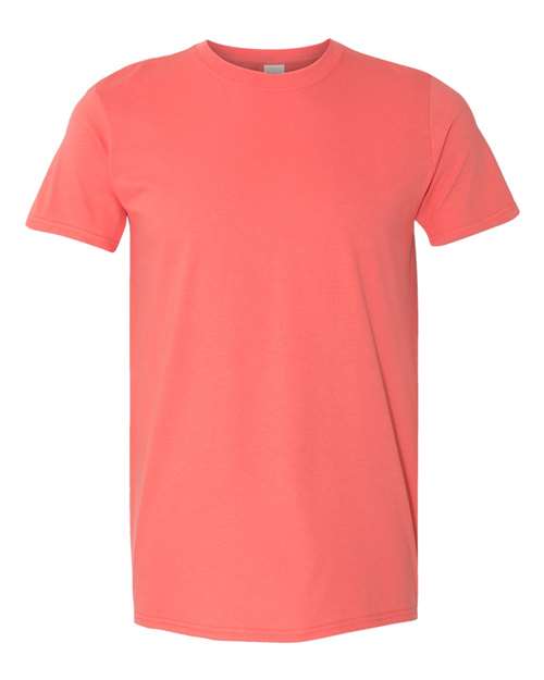 Gildan Unisex Softstyle® T-Shirt 64000 - Coral Silk