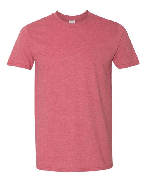 Gildan Unisex Softstyle® T-Shirt 64000 - Heather Cardinal Red