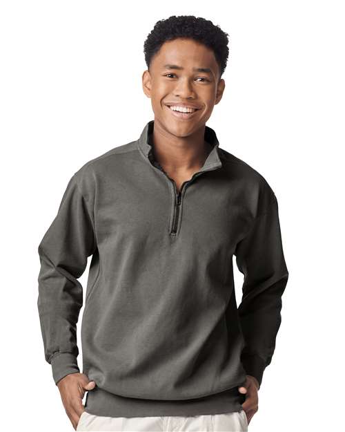 Comfort Colors Unisex Garment-Dyed Quarter-Zip Sweatshirt 1580