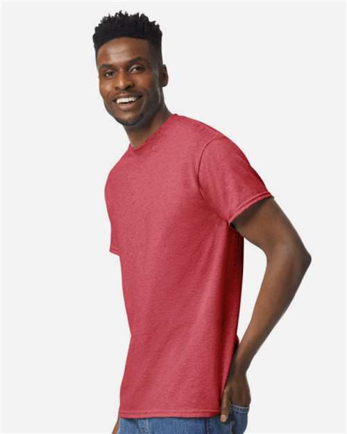 Gildan Unisex DryBlend® T-Shirt 8000 - Heather Scarlet Red