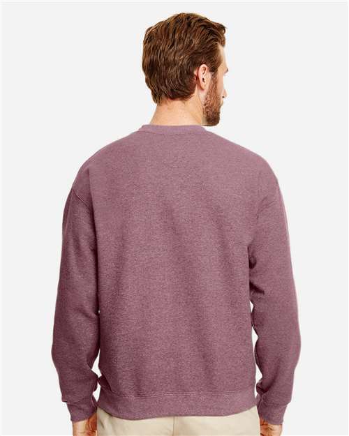 Gildan Unisex Heavy Blend™ Crewneck Sweatshirt 18000 - Heather Dark Maroon