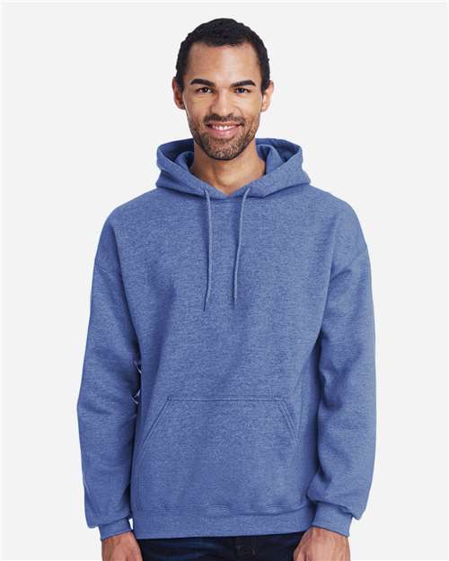 Gildan Unisex Heavy Blend™ Hooded Sweatshirt 18500 - Heather Deep Royal