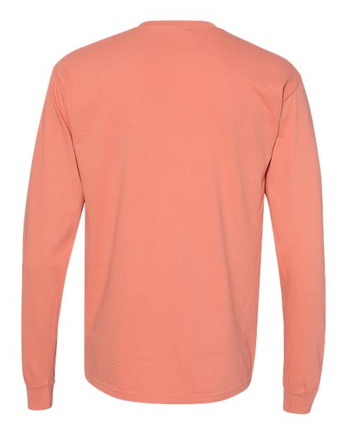 Comfort Colors Unisex Garment-Dyed Heavyweight Long Sleeve T-Shirt 6014 - Terracotta