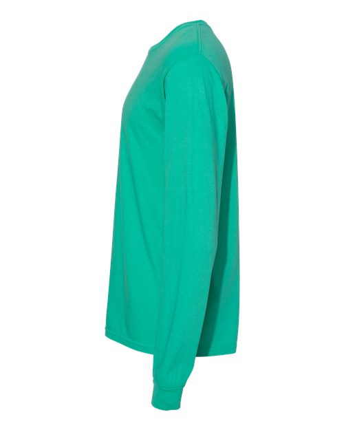 Comfort Colors Unisex Garment-Dyed Heavyweight Long Sleeve T-Shirt 6014 - Island Green