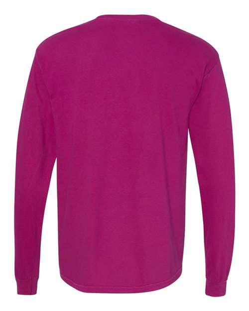 Comfort Colors Unisex Garment-Dyed Heavyweight Long Sleeve T-Shirt 6014 - Boysenberry