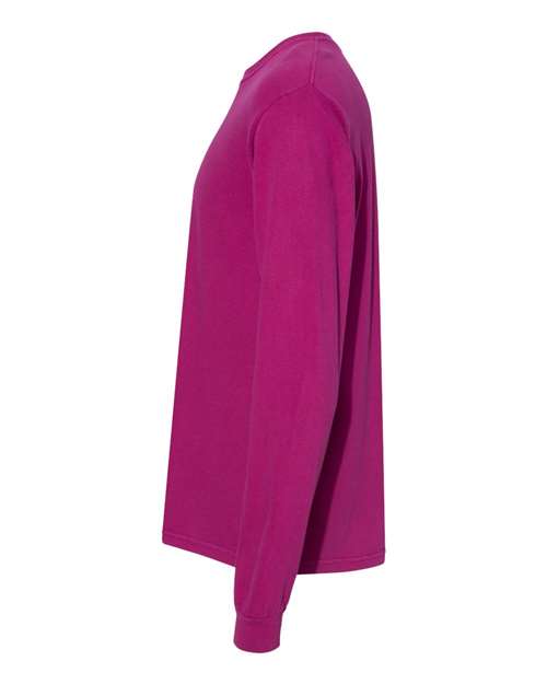 Comfort Colors Unisex Garment-Dyed Heavyweight Long Sleeve T-Shirt 6014 - Boysenberry