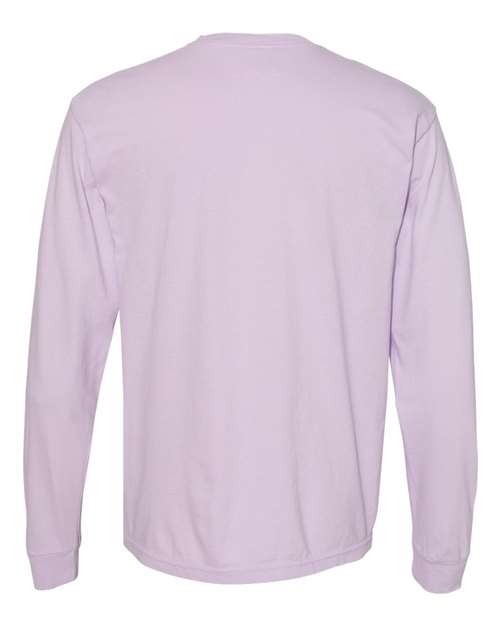 Comfort Colors Unisex Garment-Dyed Heavyweight Long Sleeve T-Shirt 6014 - Orchid
