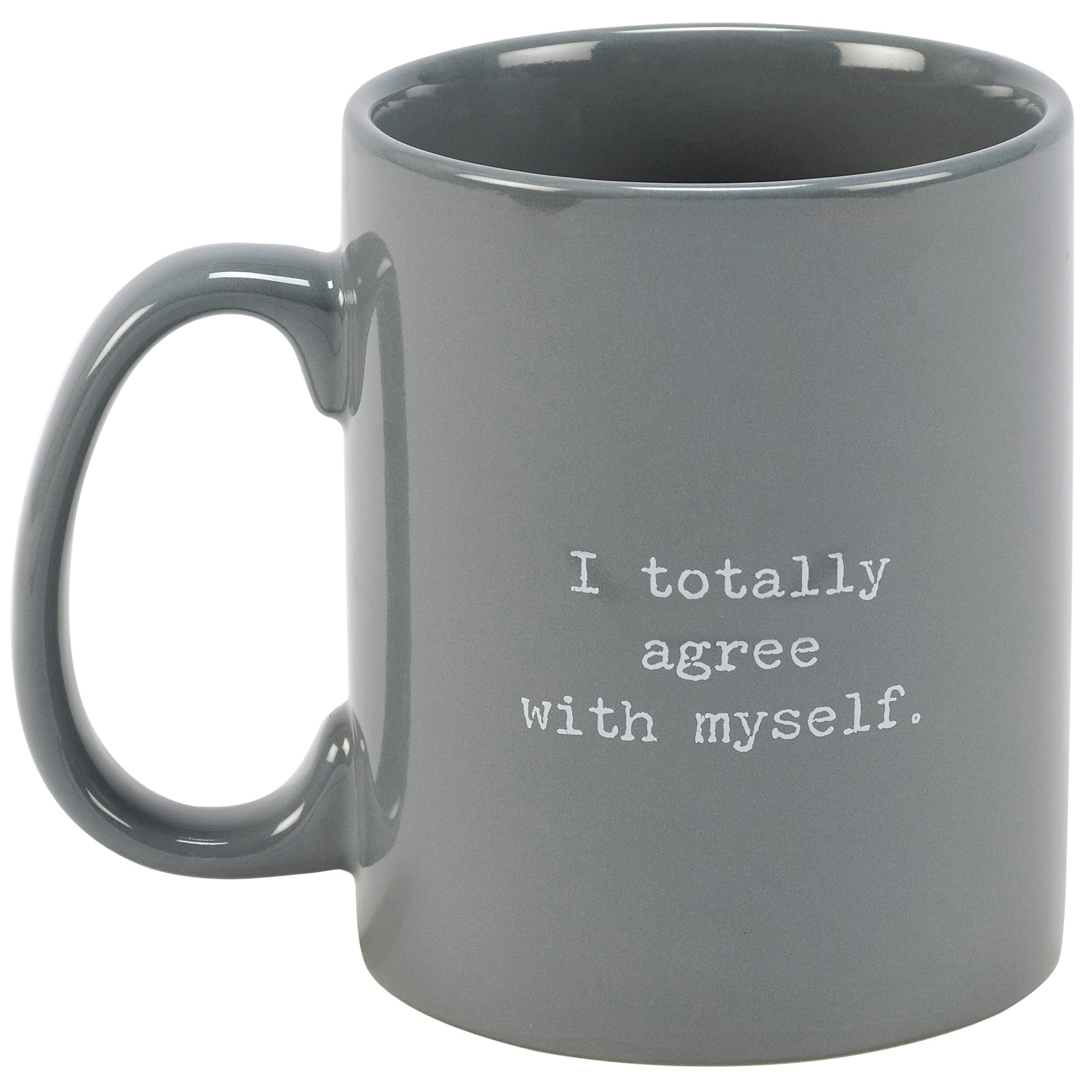 Sassy Sentiment Stoneware Coffee Mug, 20 oz. Capacity, Dishwasher Safe