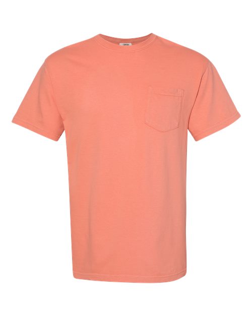 Comfort Colors Unisex Garment-Dyed Heavyweight Pocket T-Shirt 6030 - Terracotta