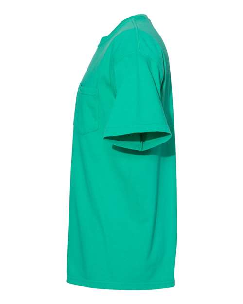 Comfort Colors Unisex Garment-Dyed Heavyweight Pocket T-Shirt 6030 - Island Green