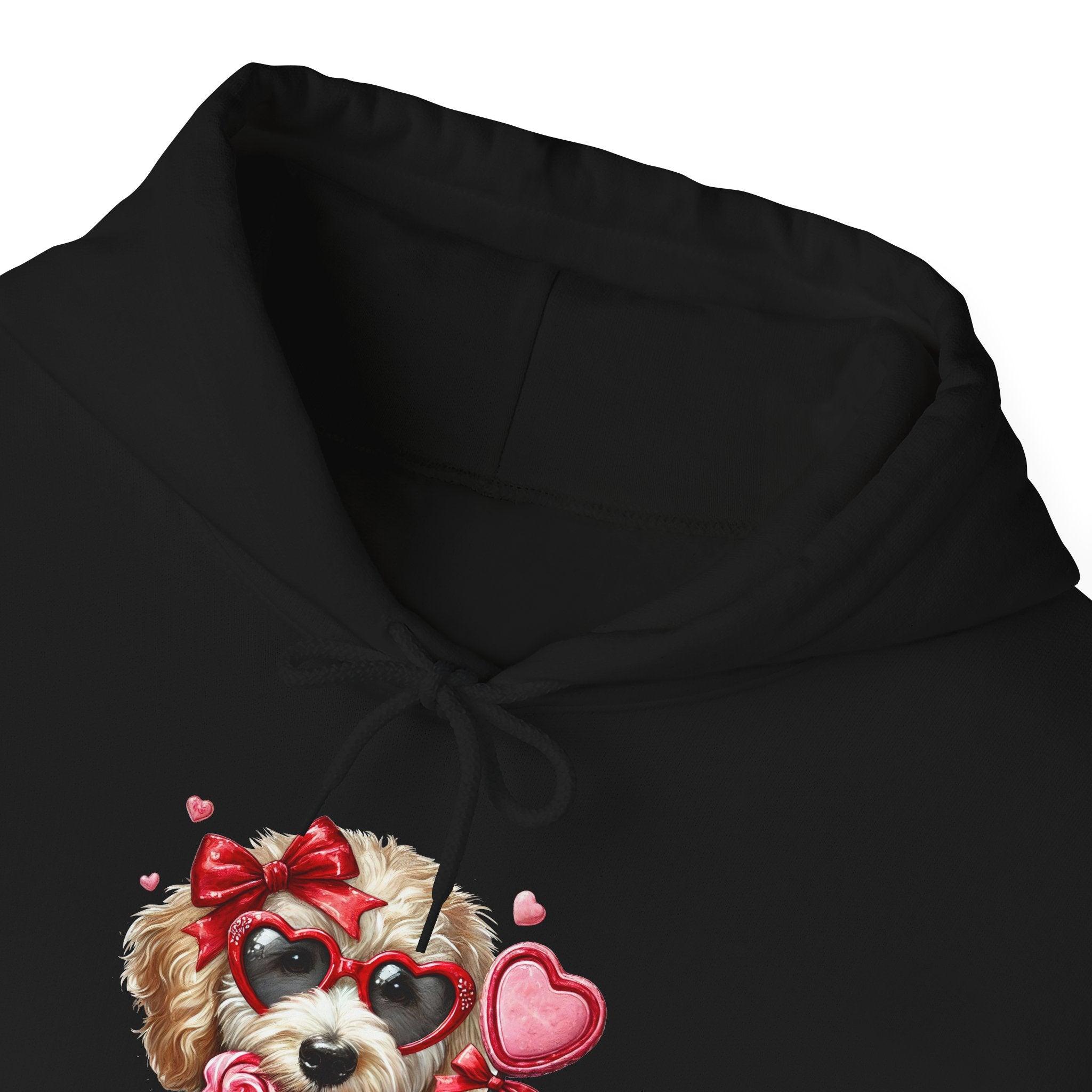 Hooded Sweatshirt - My Dog is My Valentine