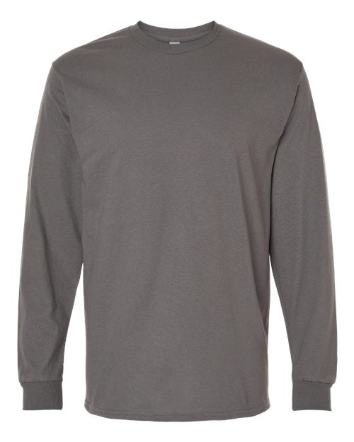 Gildan Unisex Heavy Cotton™ Long Sleeve T-Shirt 5400 - Charcoal