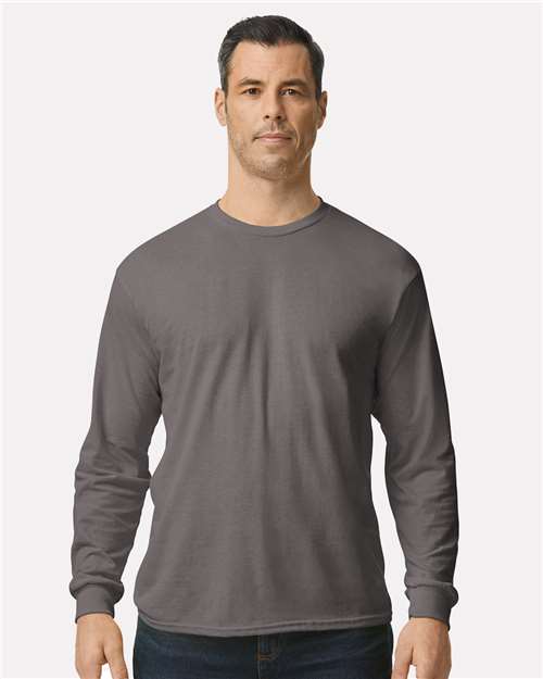 Gildan Unisex Heavy Cotton™ Long Sleeve T-Shirt 5400 - Charcoal